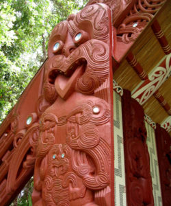 Waitangi Treaty Grounds - Maori Figure