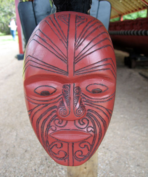 Waitangi Treaty Grounds - Maori Mask