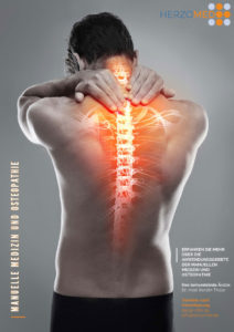 HERZOMED Manuelle Medizin Ostepathie Plakat