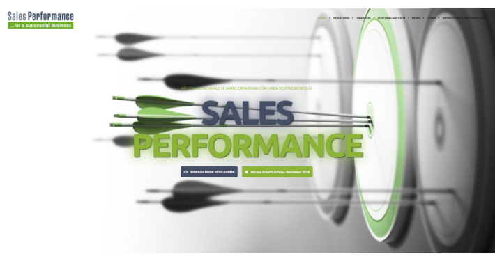 Sales Performance Titel 2018