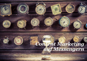 Content Marketing auf Messenger Diensten WhatsApp