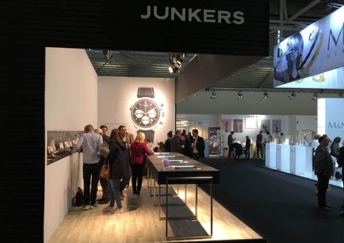 Inhorgenta Fair 2019 – Junkers Uhren Stand Inhorgenta Munich Fair 2019 – Junkers Uhren Stand