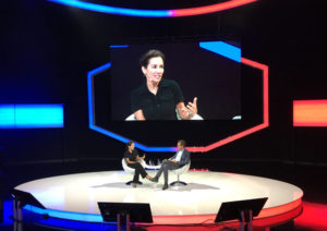 DMEXCO Stephanie Buscemi CMO Salesforce and Dr. Jens Thiemer SVP BMW Group.