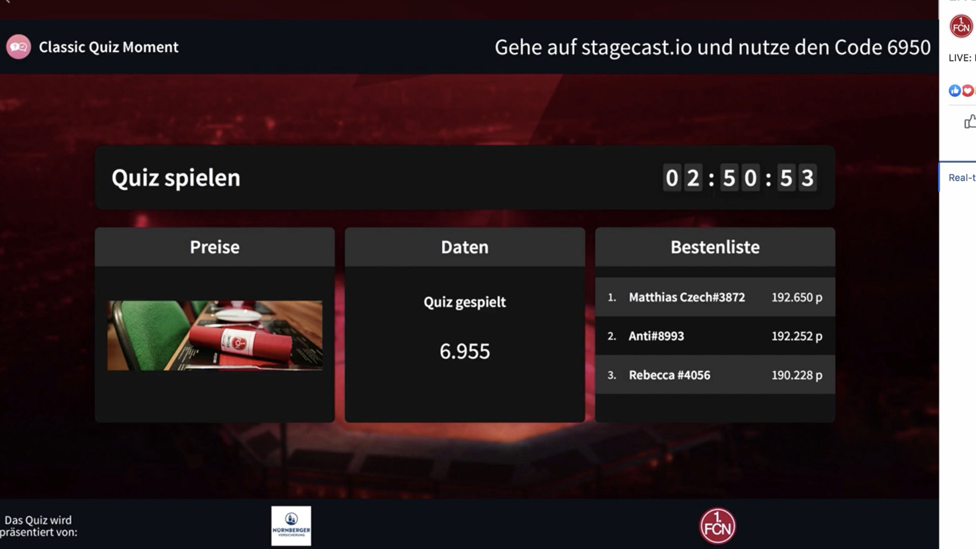 1. FC Nürnberg Derby Greuther Fürth 2020 Kauri Spirit