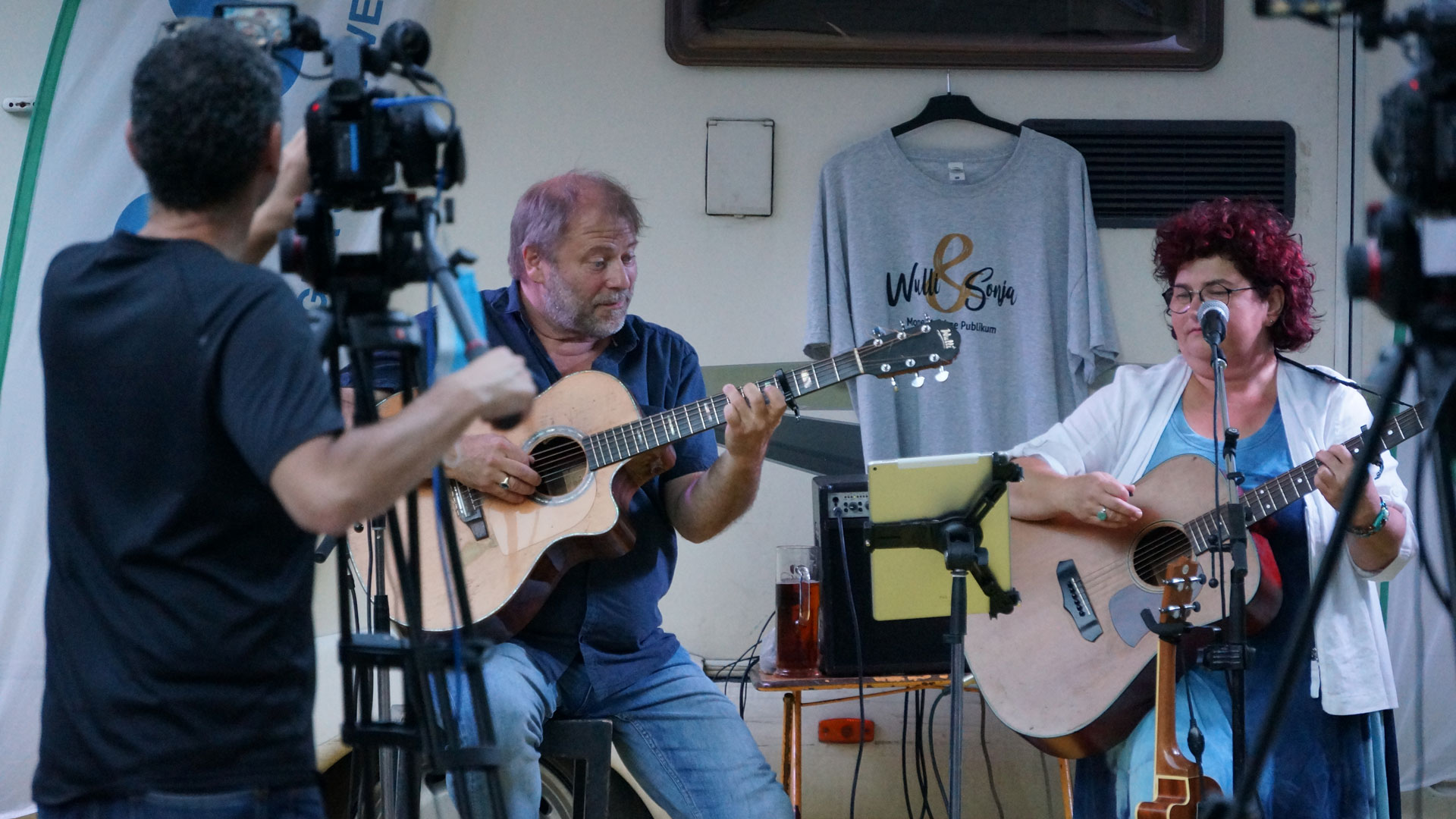 Momente mit Publikum Open-Air-Konzert - Wulli und Sonja mit Geraldino 2020