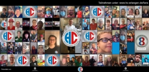 HC Erlangen vs. HWB Balingen-Weilstetten Nürnberg Fan-Collage 11.2020