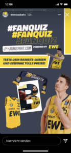 EWE Baskets Oldenburg BBL Fan-Quiz