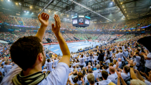 HBL Final4 RF4 Köln DKB Fan-Moment Kauri Spirit