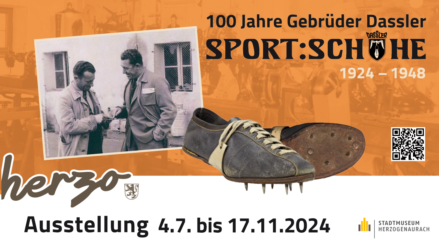 100 Jahre Gebrüder Dassler Sportschuhe 1924-1948