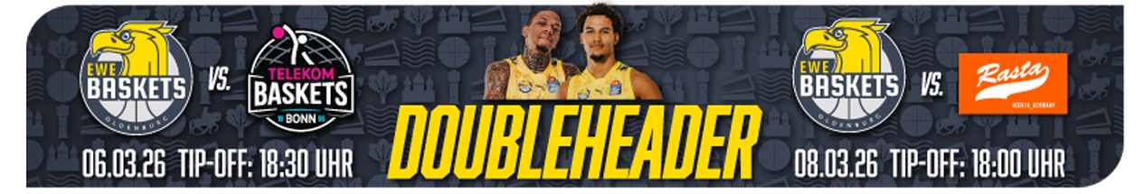 EWE Baskets Oldenburg vs. Telekom Baskets vs. Rasta Vechta BBL Basketball Saison 2025-2026