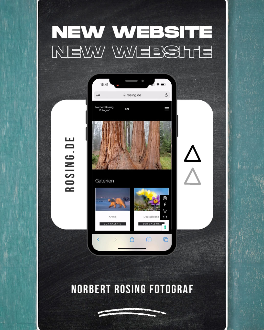 Norbert Rosing Fotograf Website